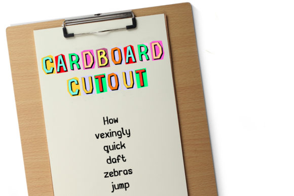 Cardboard Cutout: Creative and Practical