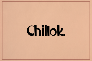 Chillok: A Bold, Modern Display Font