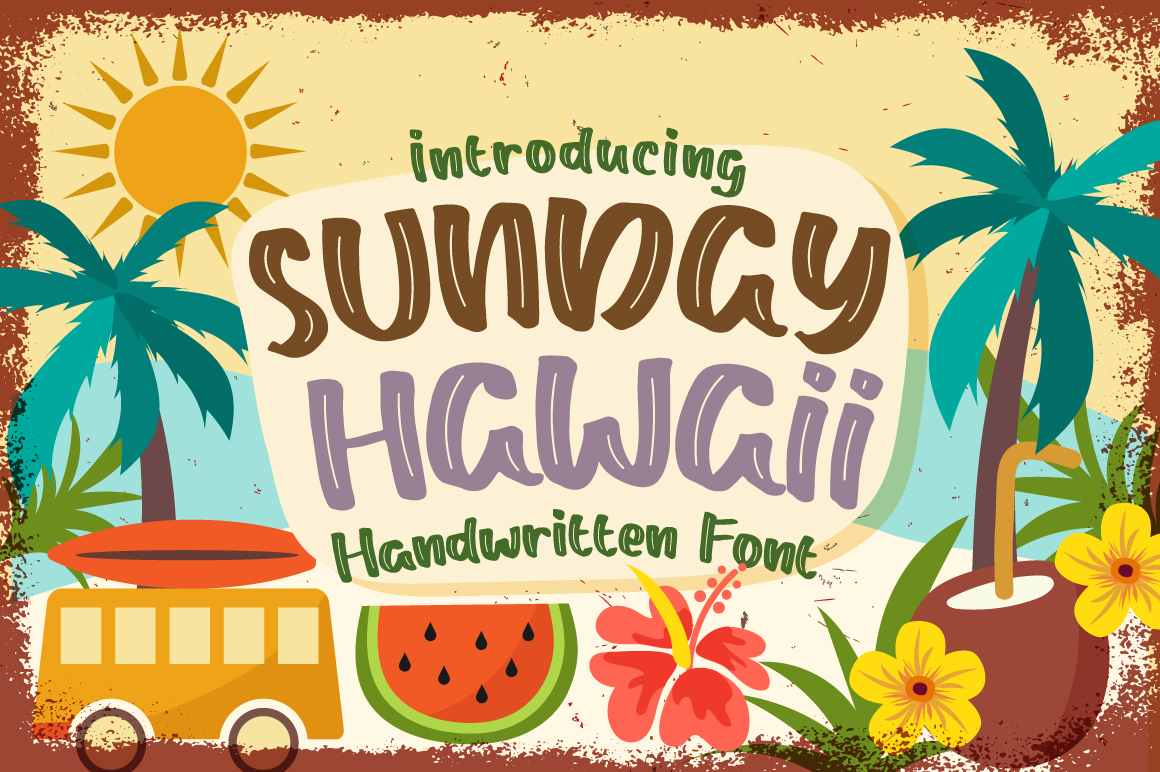 Sunday Hawaii: A Unique Typographic Experience